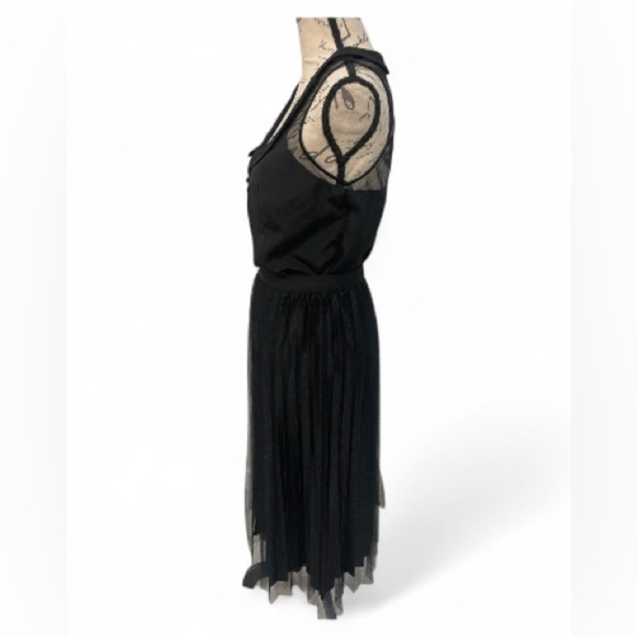 Kimchi Blue Black Top + New Mix Pleated Midi Skirt (Set)  Top Medium Skirt Small - Picture 5 of 6